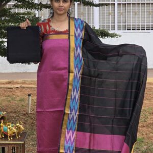 Premium Mangalagiri Silk-Ikkat MIK2
