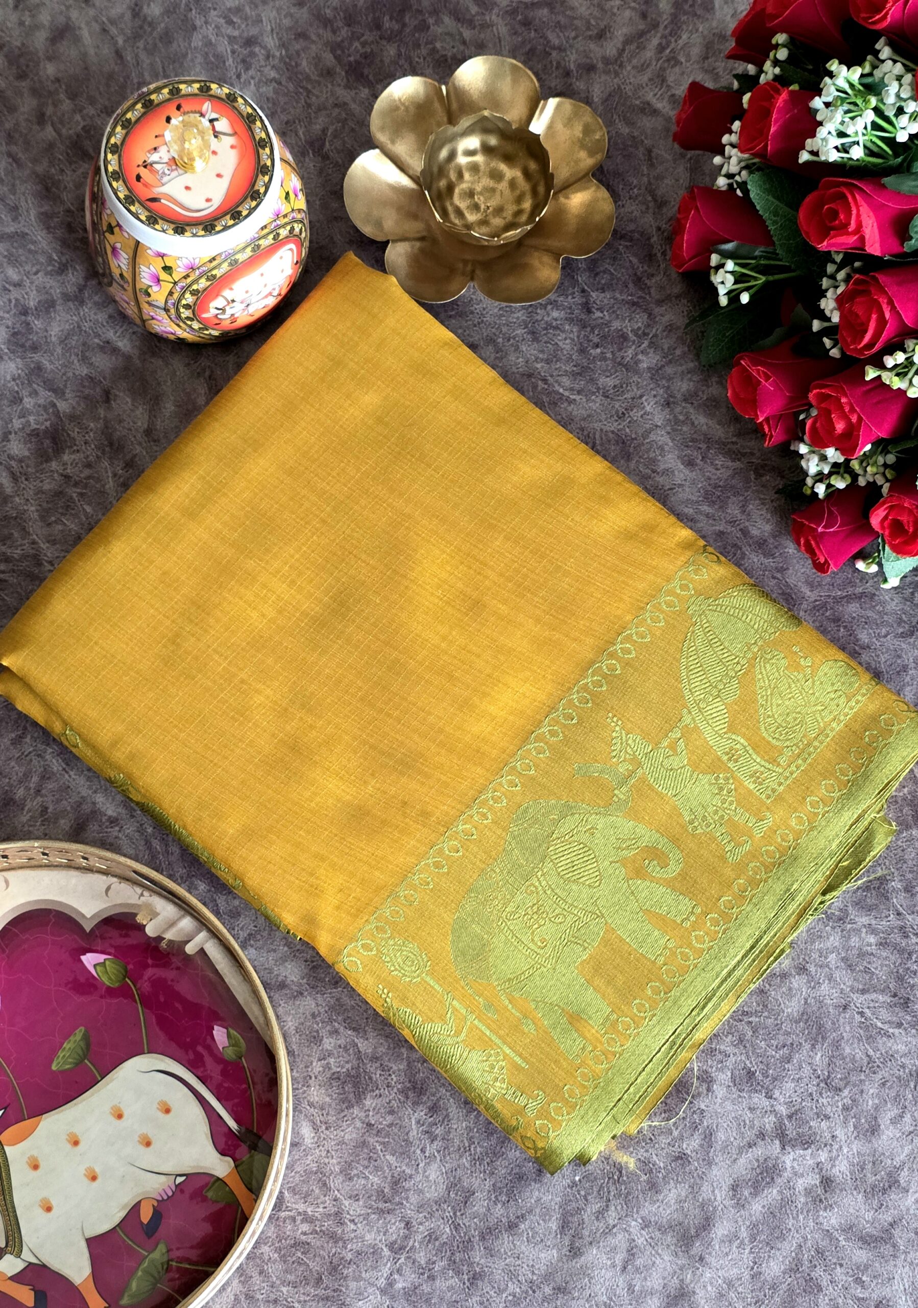 Soft Tussar Silk Saree-STW7
