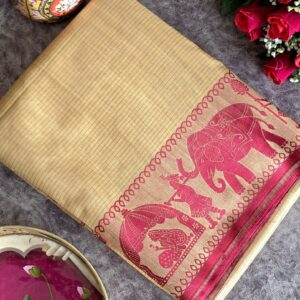 Soft Tussar Silk Saree-STW5