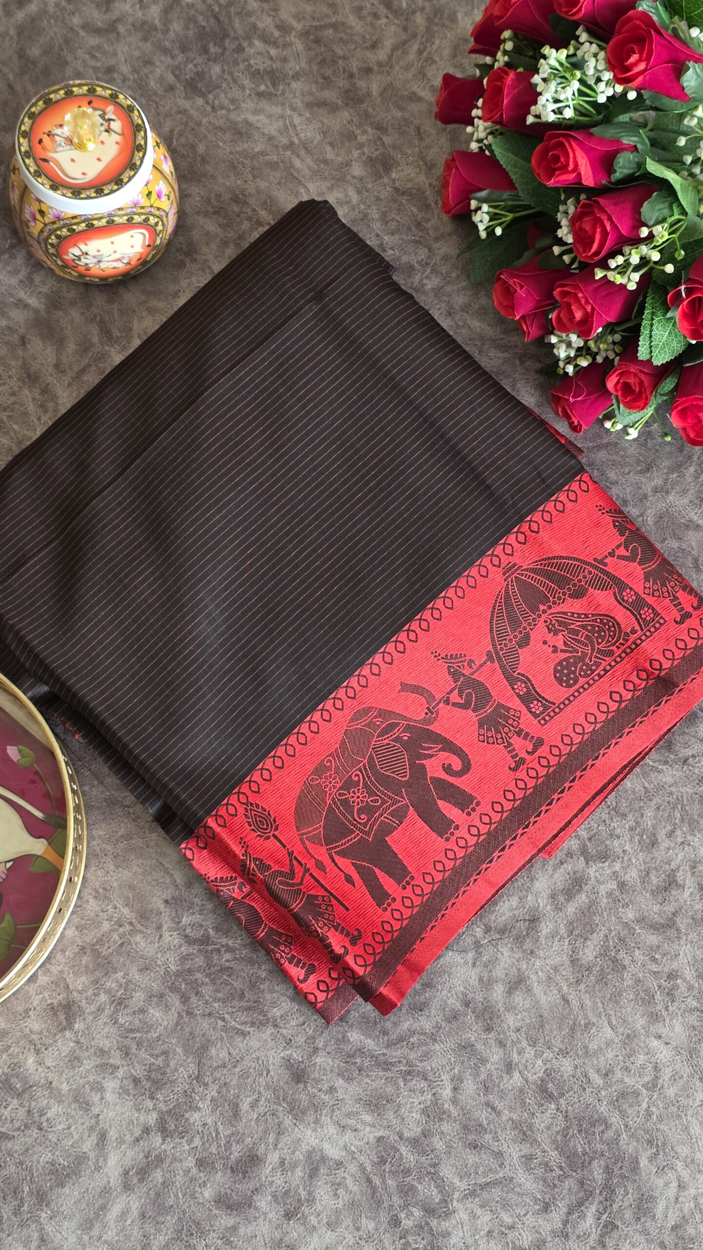 Soft Tussar Silk Saree-STW3