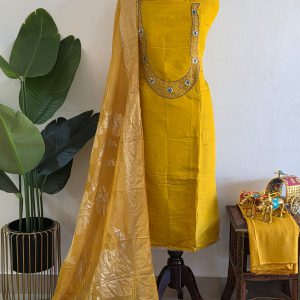 Roman Silk Salwar Material-R1