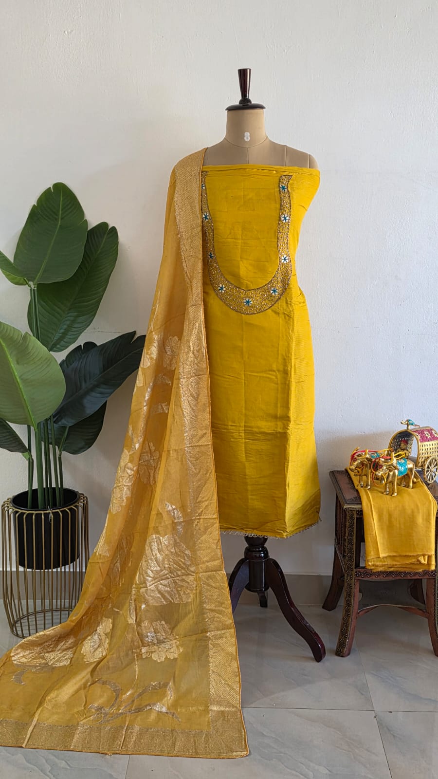 Roman Silk Salwar Material-R1