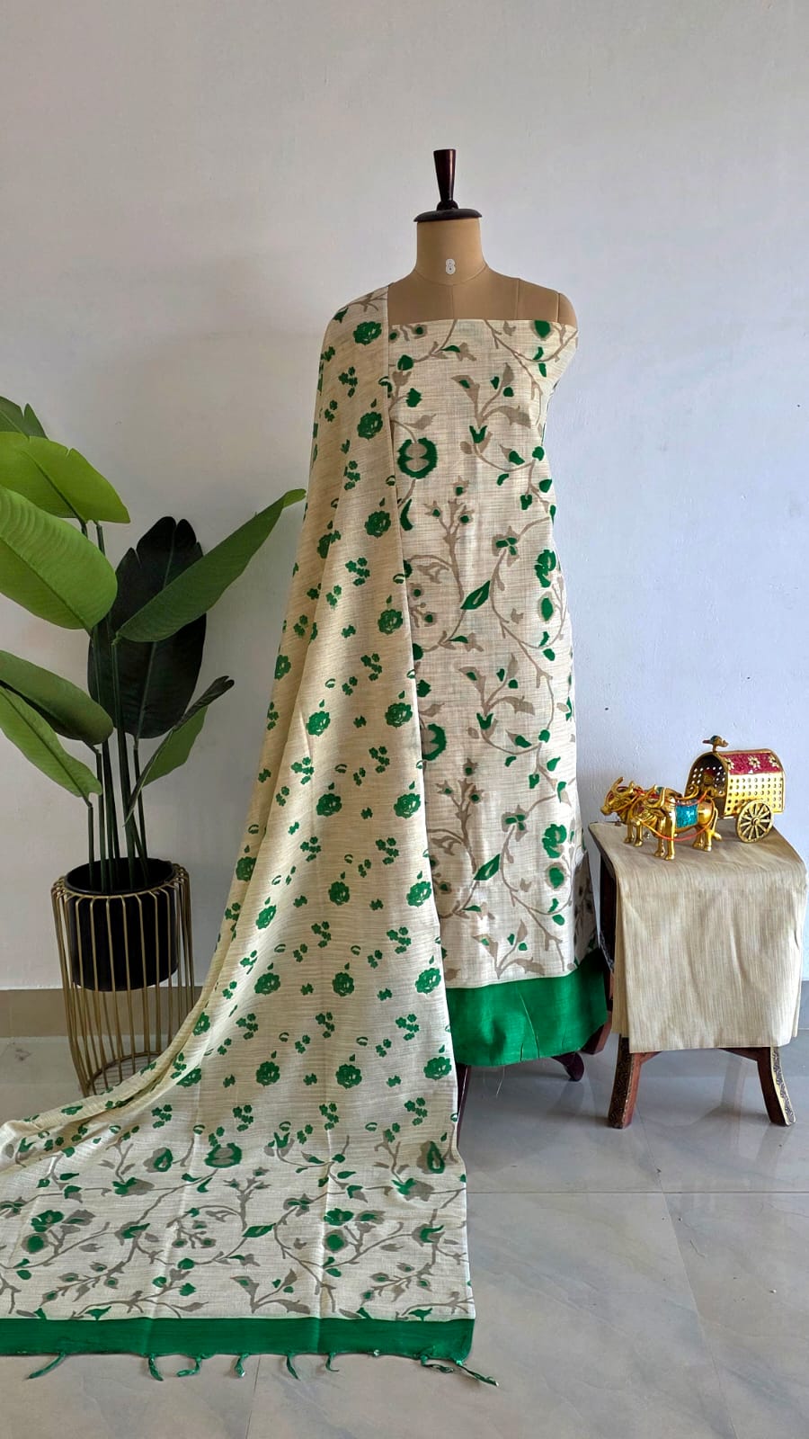 Hand-painted Khadi suit-FF8
