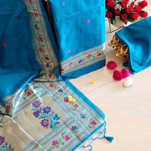 Ghicha tussar silk suit-JJ6