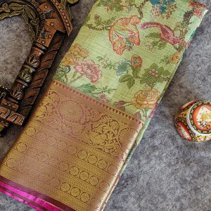 Banarasi tissue silk saree-LL1
