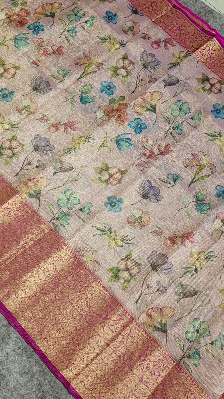 Banarasi tissue silk saree-LL2 - Image 2