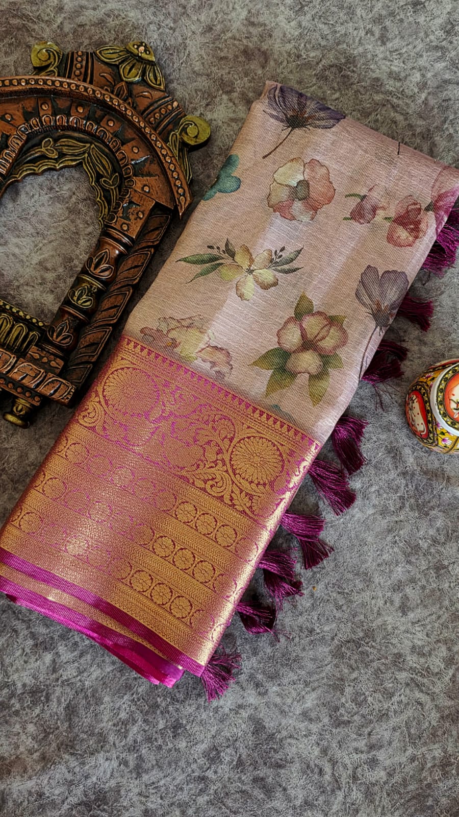 Banarasi tissue silk saree-LL2