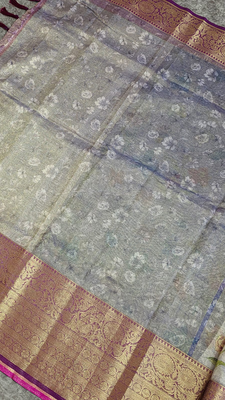 Banarasi tissue silk saree-LL3 - Image 3