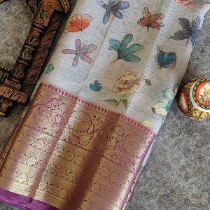 Banarasi tissue silk saree-LL3
