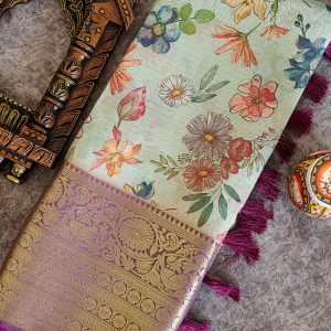 Banarasi tissue silk saree-LL5