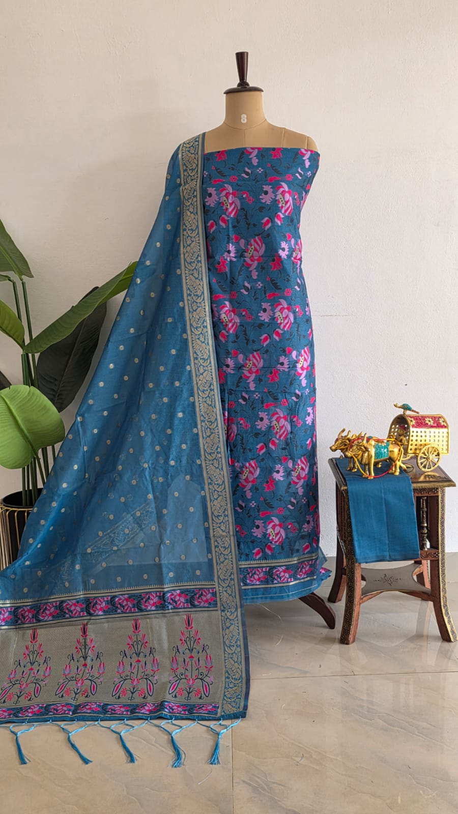 Banarasi silk cotton salwar-MM9