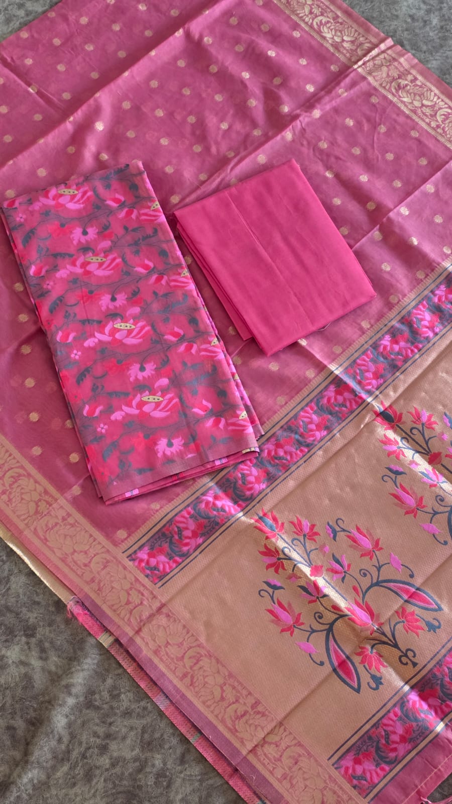 Banarasi silk cotton salwar-MM8 - Image 2
