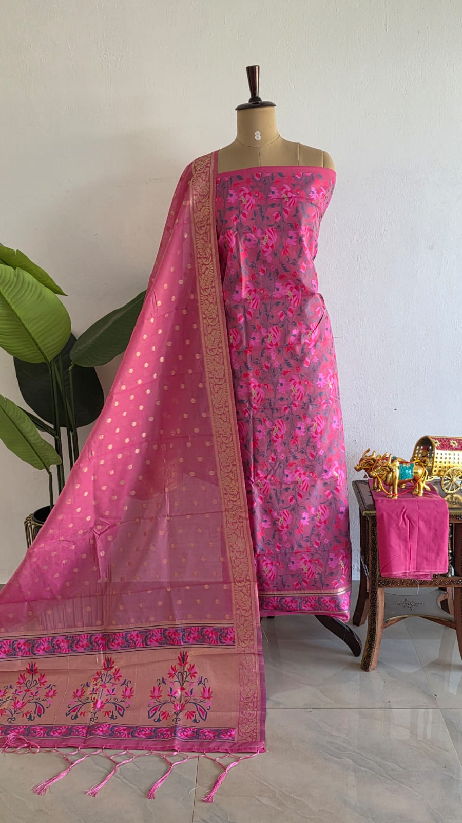 Banarasi silk cotton salwar-MM8