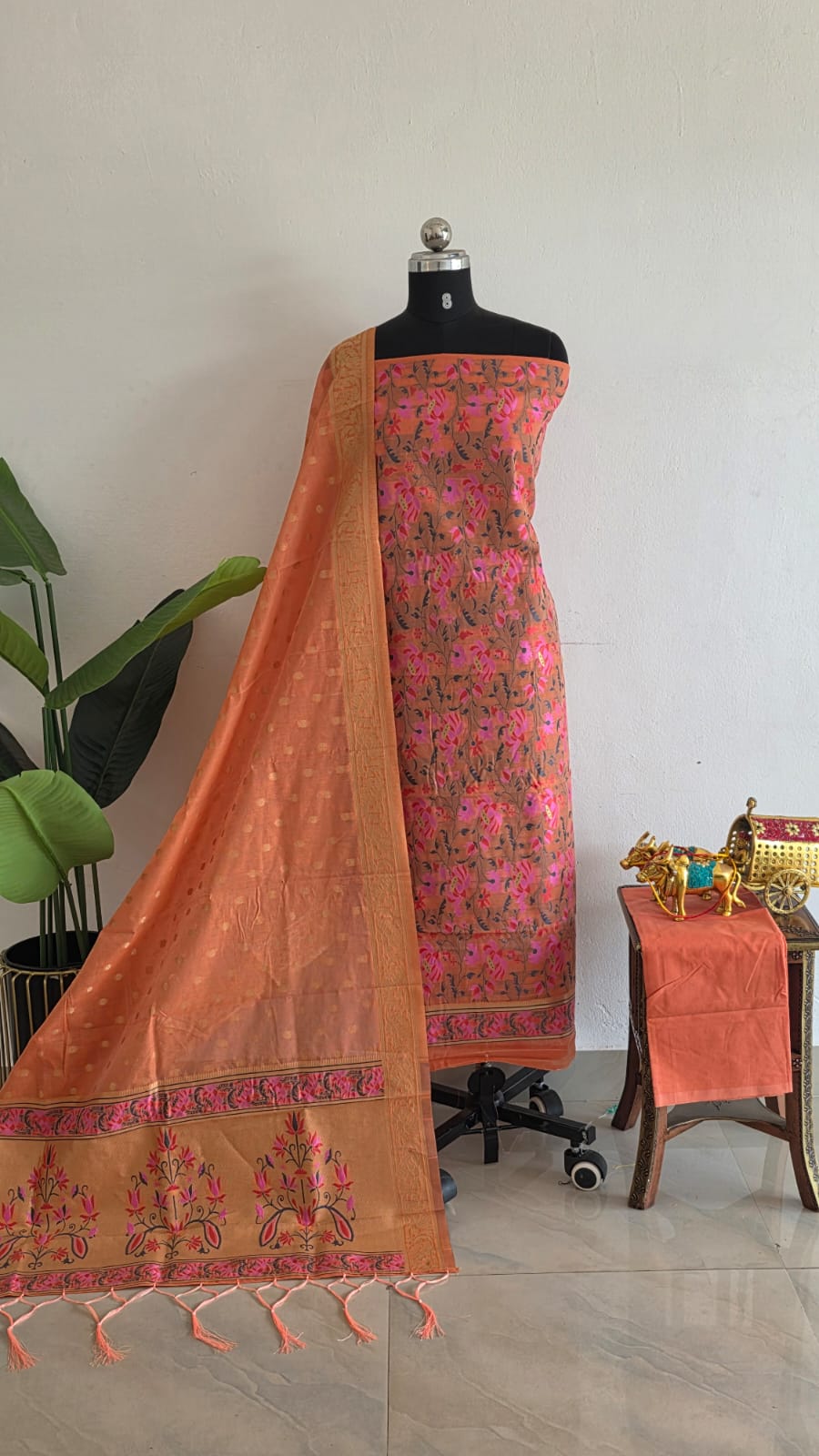 Banarasi silk cotton salwar-MM10