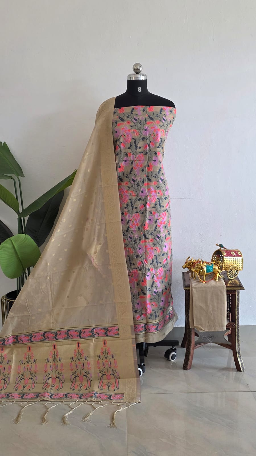 Banarasi silk cotton salwar-MM11