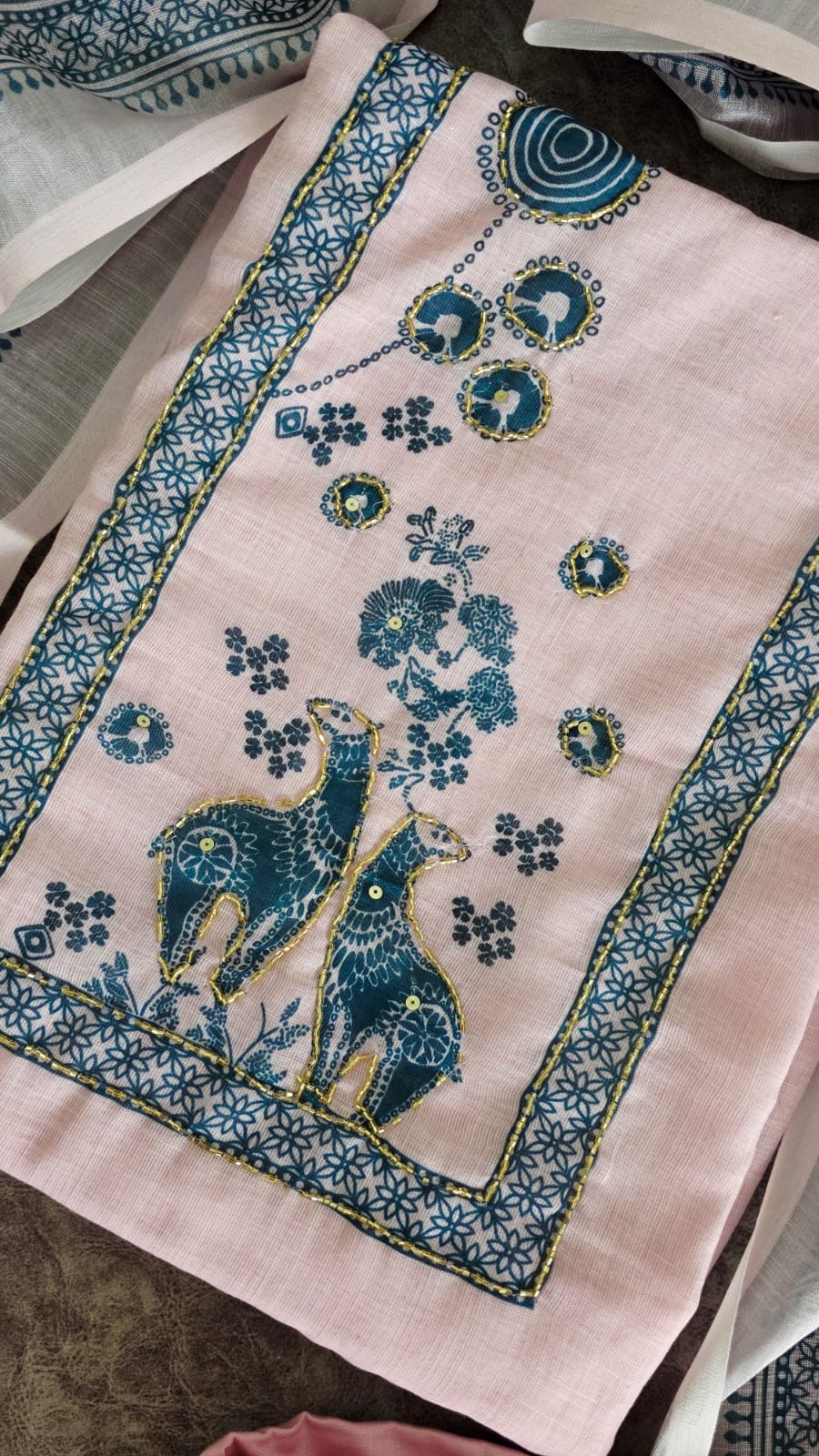 Premium semi linen salwar-AC11 - Image 3
