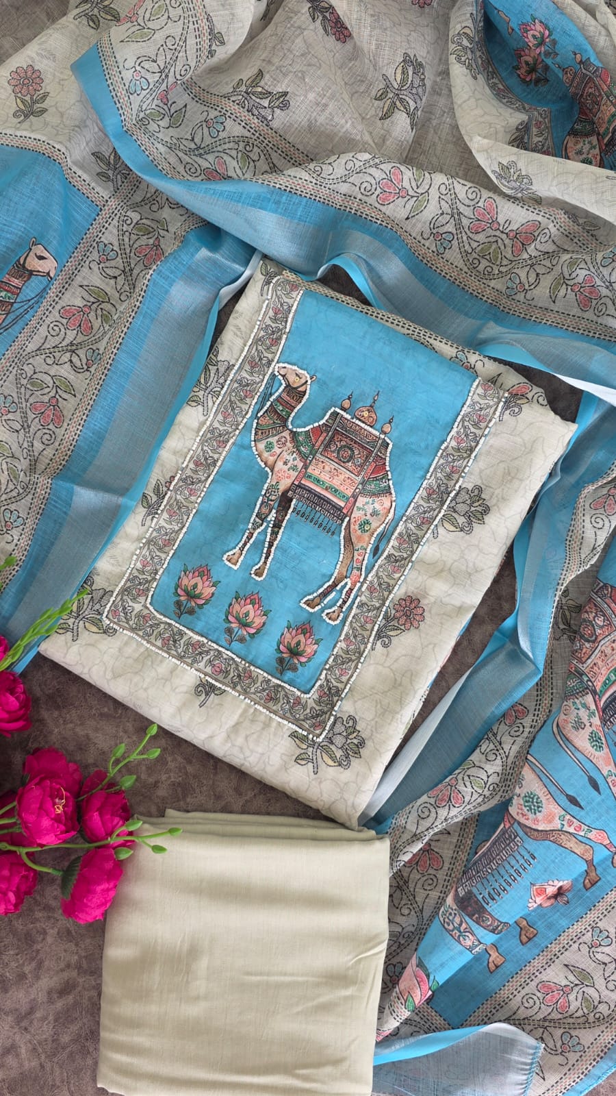 Premium Semi Linen salwar-AC15