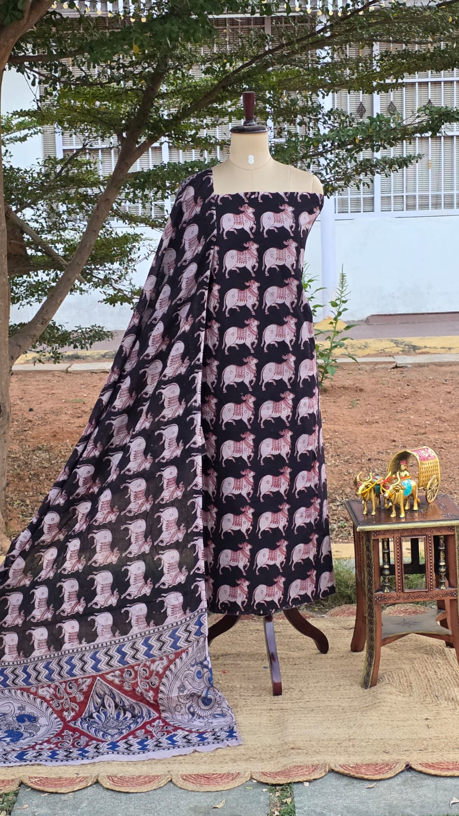 Kalamkari Cotton 2pcs set-BM24