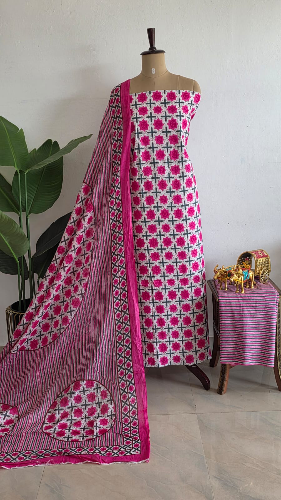 Jaipur cotton salwar material-NM12