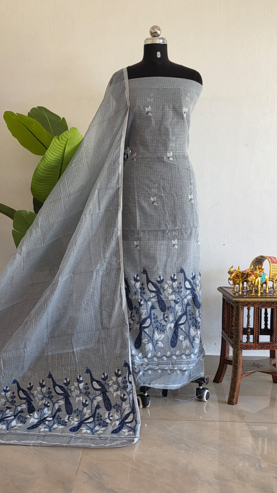 Kota cotton jamdhani salwar-CA12