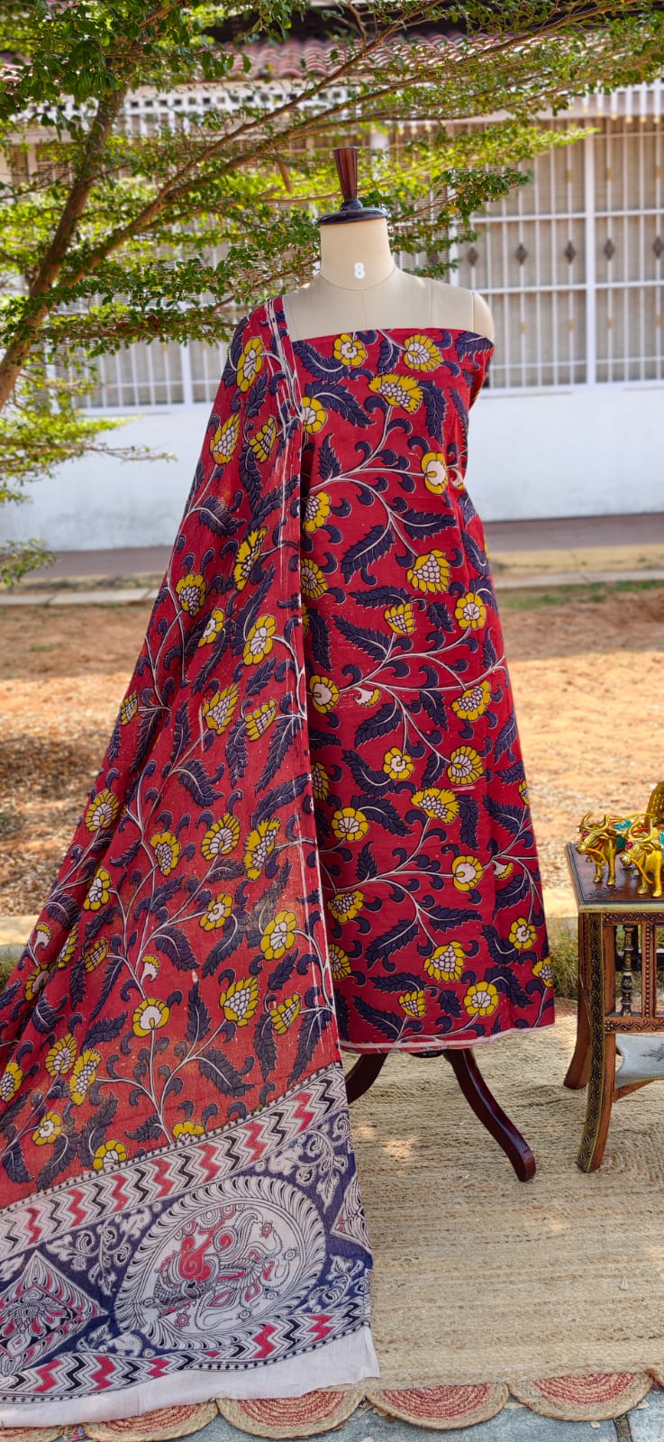 Kalamkari cotton 2pcs set-BM36