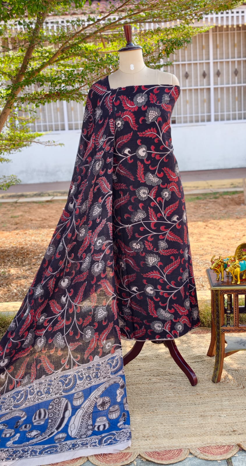 Kalamkari cotton 2pcs set-BM40