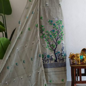 Premium silk cotton jamdhani-HG49