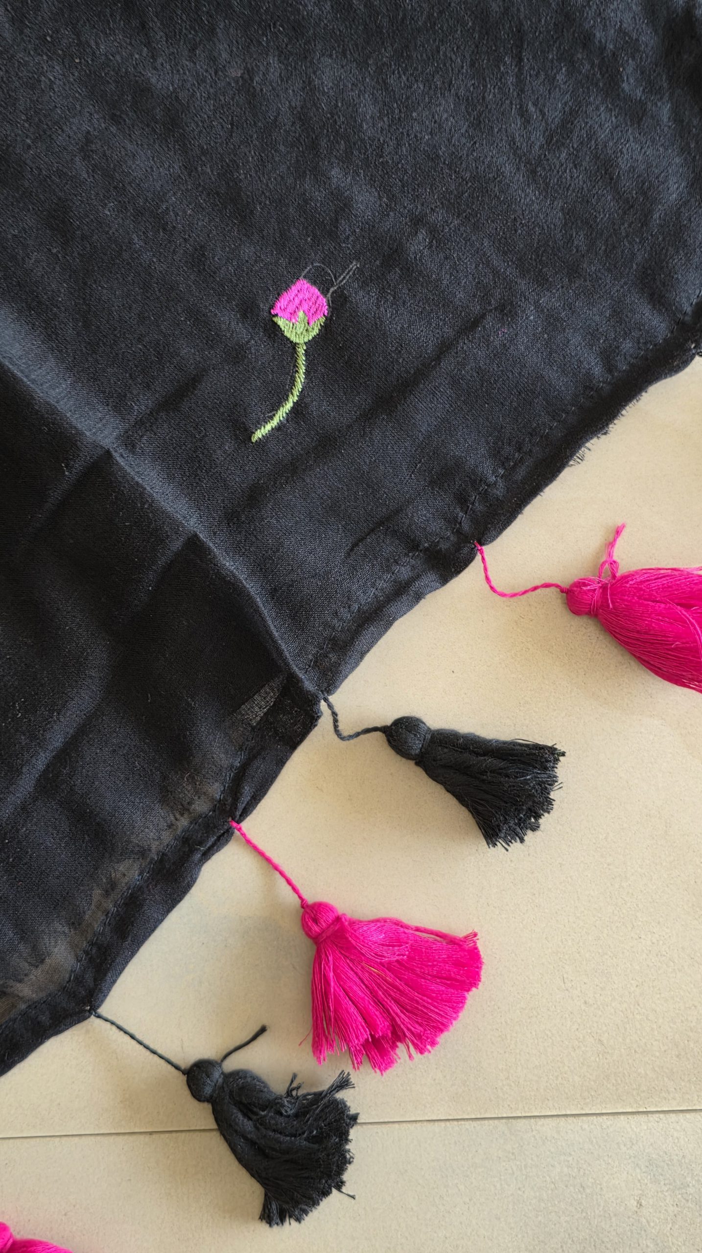Lotus mulcotton saree-VX58 - Image 3