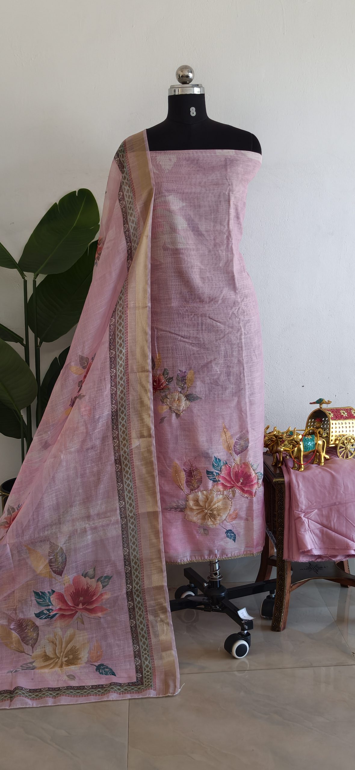 Premium Semi Linen Salwar_ZW3 - Image 3