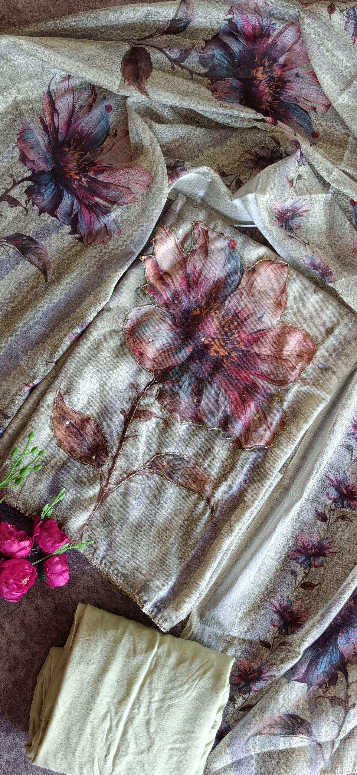 Premium Semi Linen Salwar-ZW7