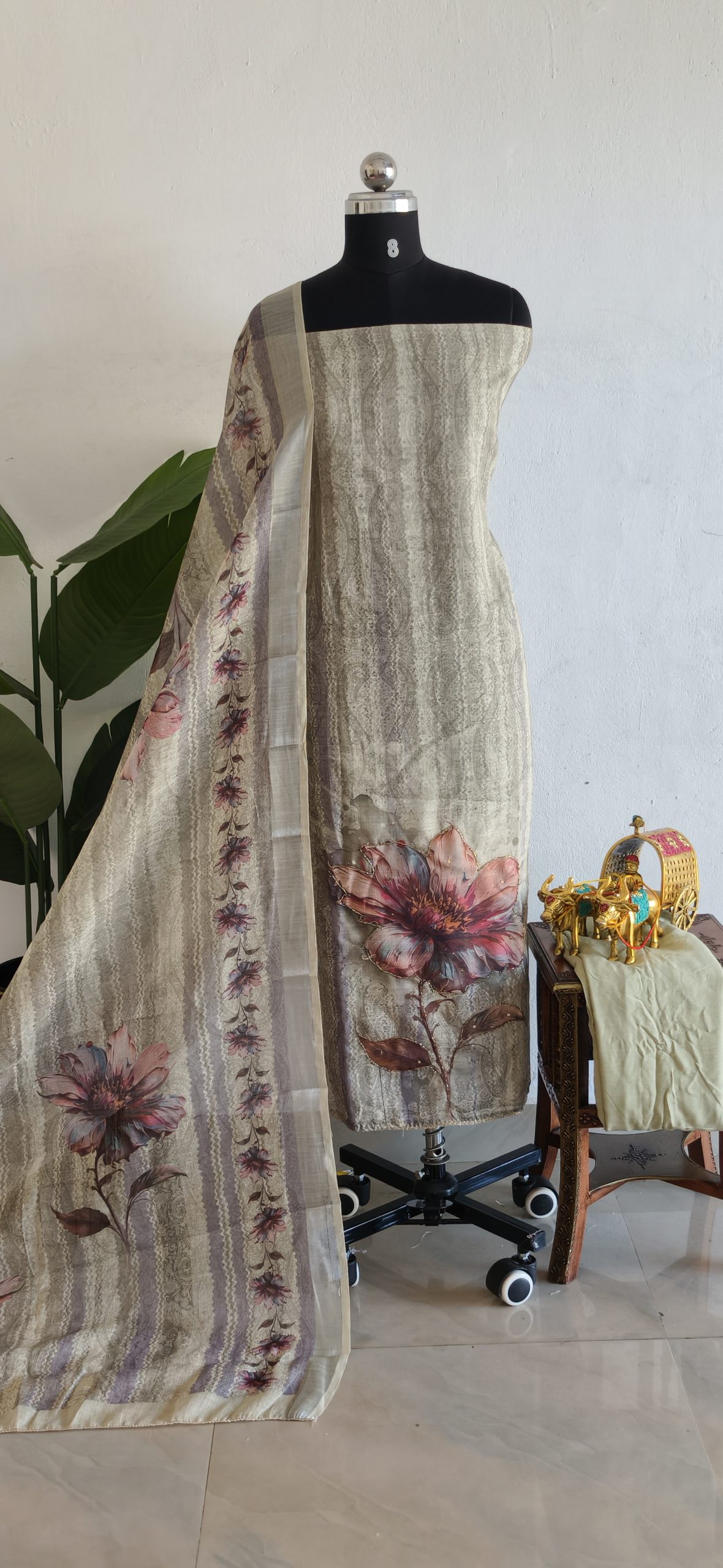 Premium Semi Linen Salwar-ZW7 - Image 3