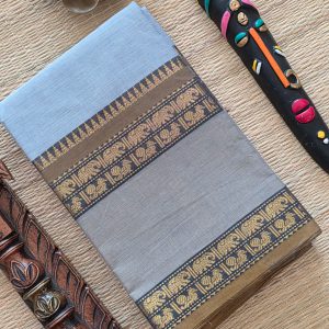 Chettinad cotton saree without blouse-JZ8