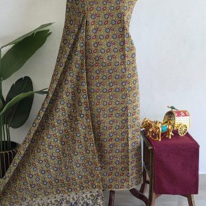 Kalamkari cotton salwar 3 pcs set-FK49