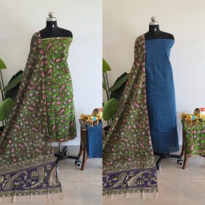 Kalamkari cotton salwar 3pcs set-XM10