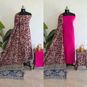 Kalamkari cotton salwar 3pcs set-XM12