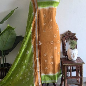 Mangalagiri silk bandhani 2-piece-GX65