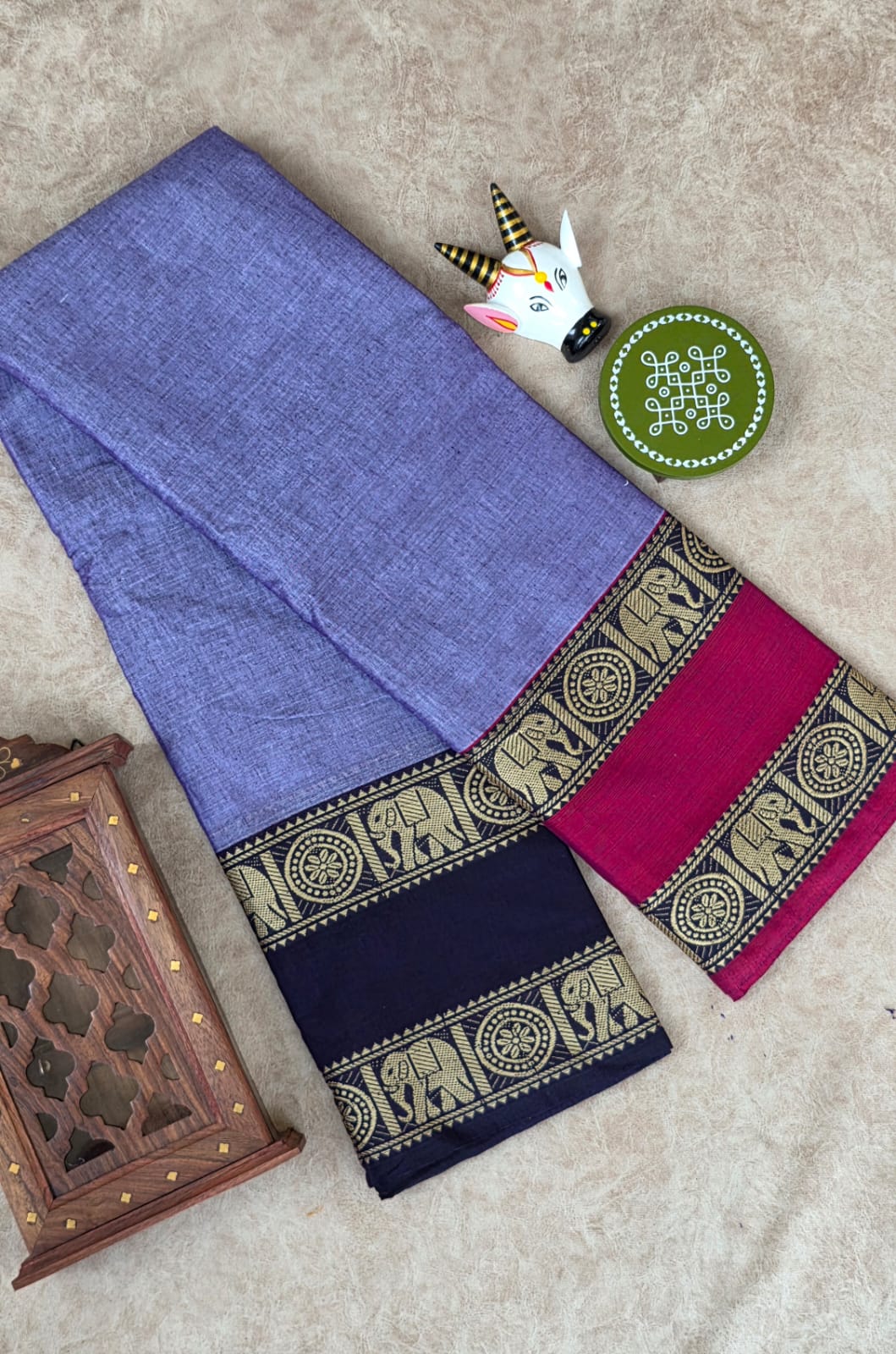 Narayanpet mercerized cotton sareeVX-53