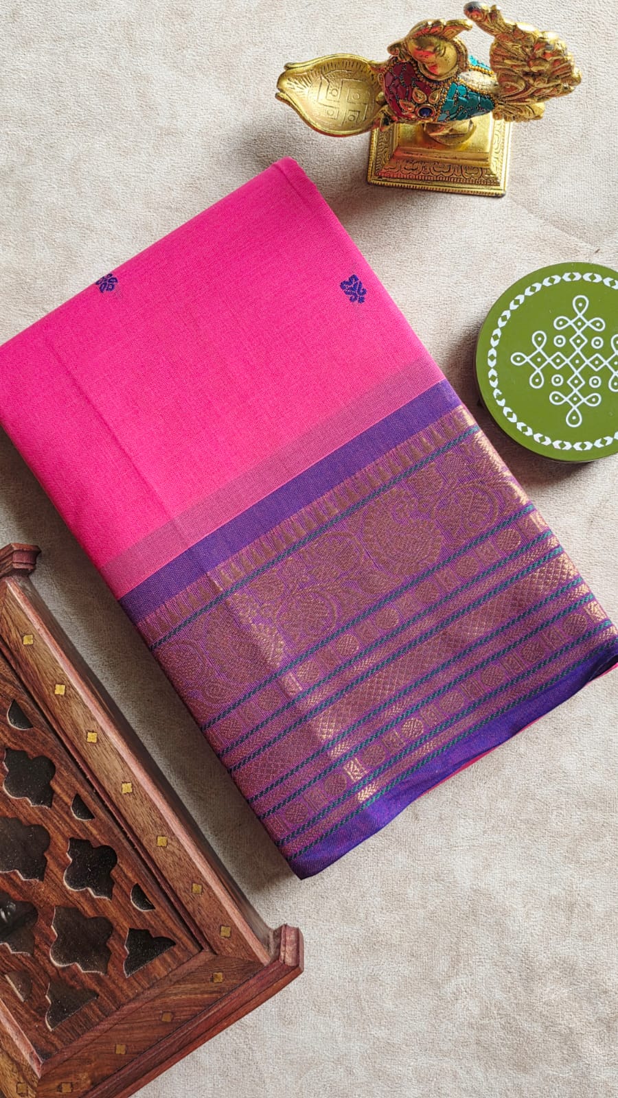 Chettinad cotton saree-JZ44