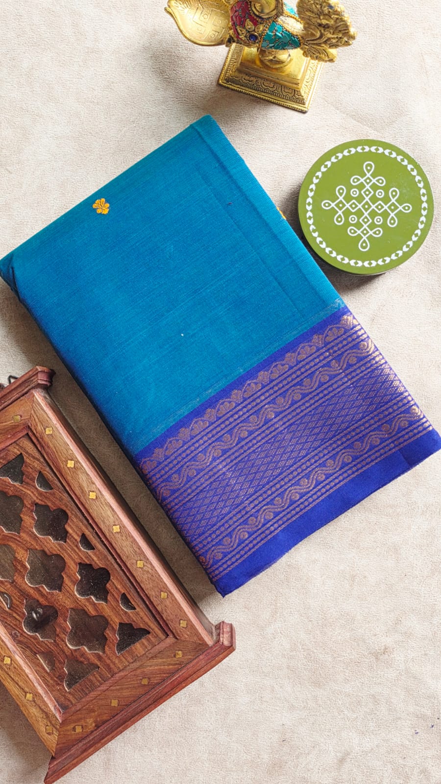 Chettinad cotton saree-JZ47