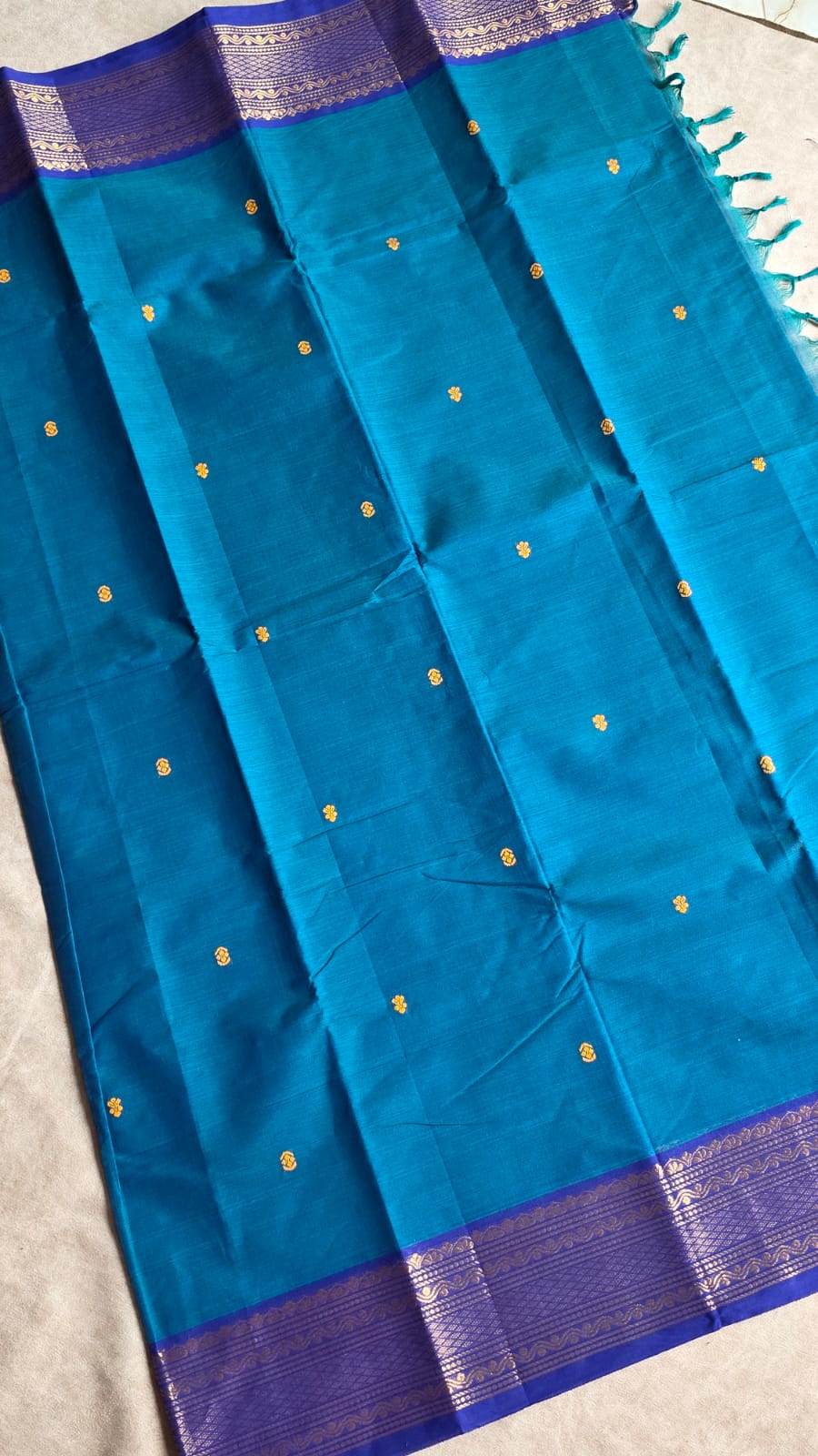 Chettinad cotton saree-JZ47 - Image 2