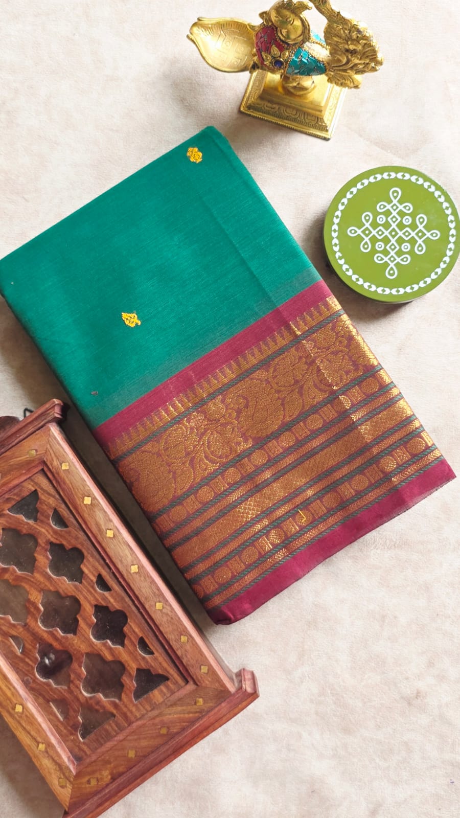 Chettinad cotton saree-JZ50