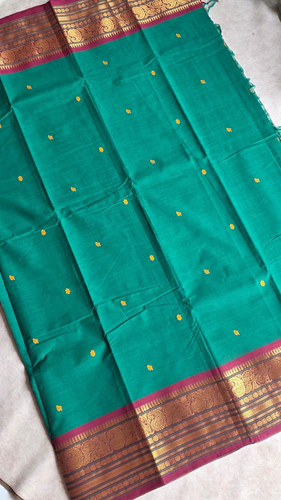 Chettinad cotton saree-JZ50 - Image 2