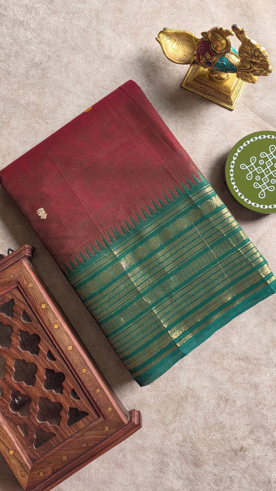 Chettinad cotton saree-JZ53
