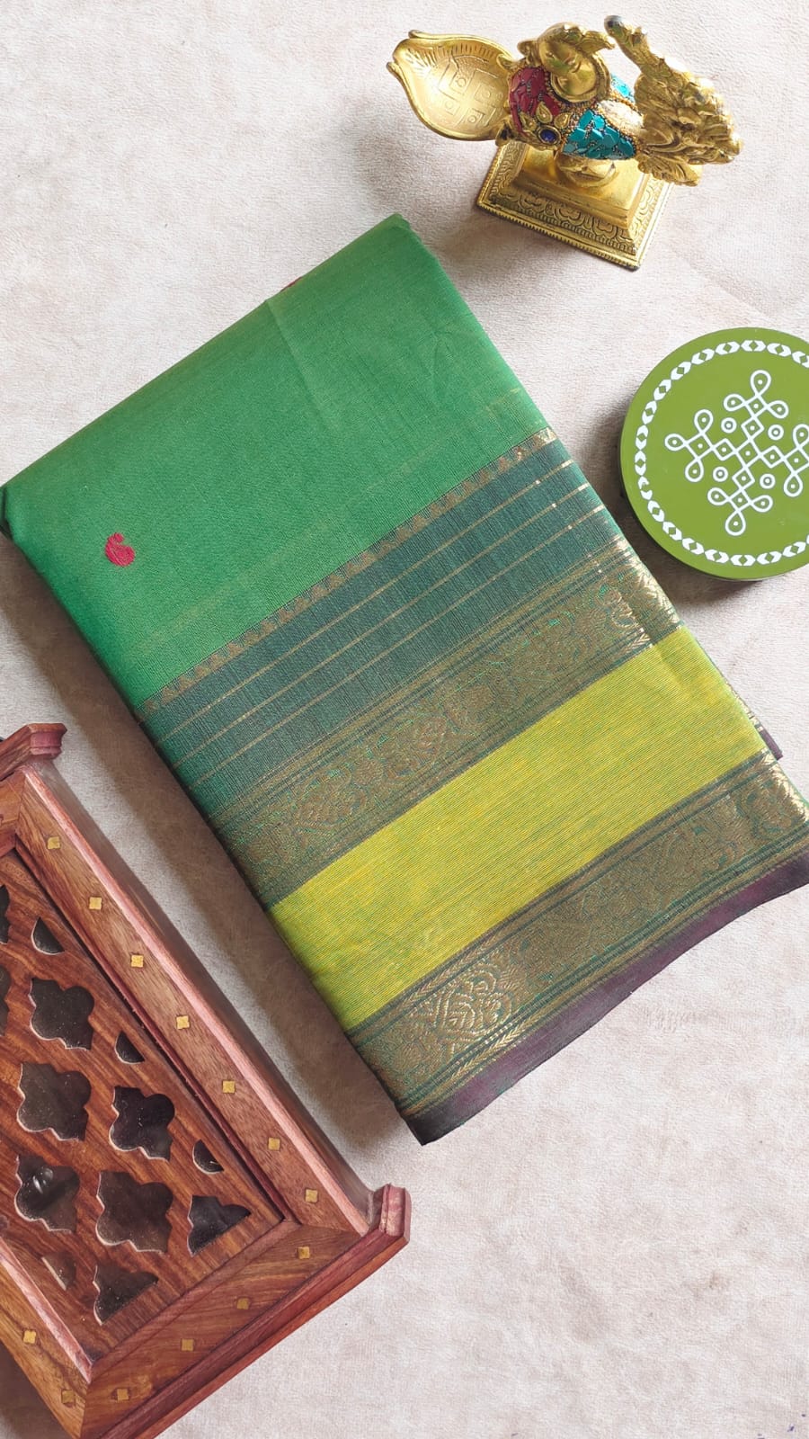 Chettinad cotton saree-JZ54