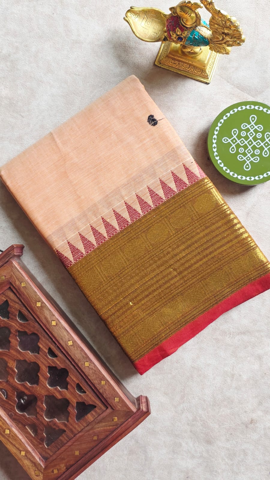 Chettinad cotton saree-JZ57