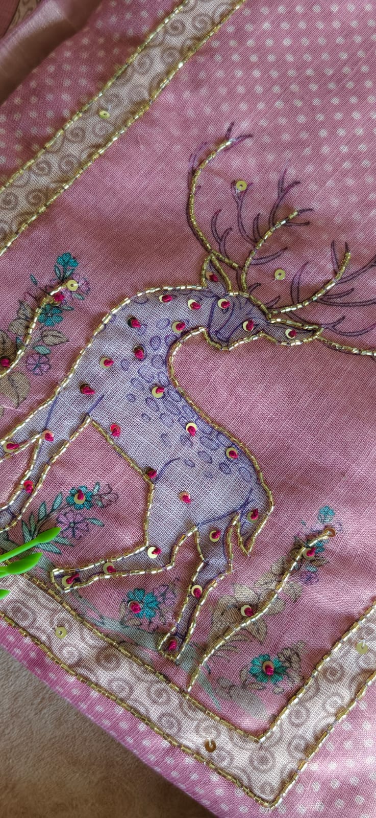 Premium semi linen salwar-ZW55 - Image 2