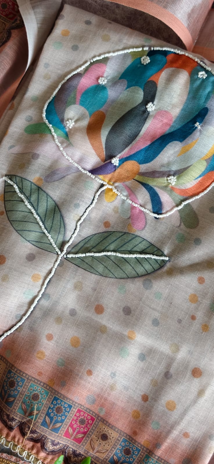 Premium semi linen salwar-ZW67 - Image 2