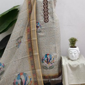 Premium semi linen salwar-ZW68