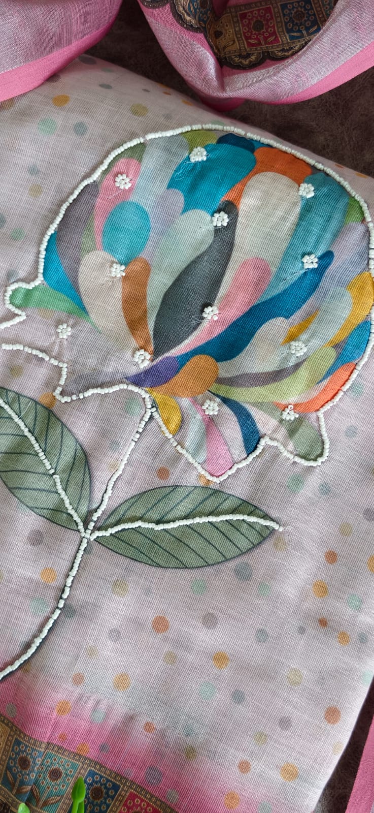 Premium semi linen salwar-ZW69 - Image 2