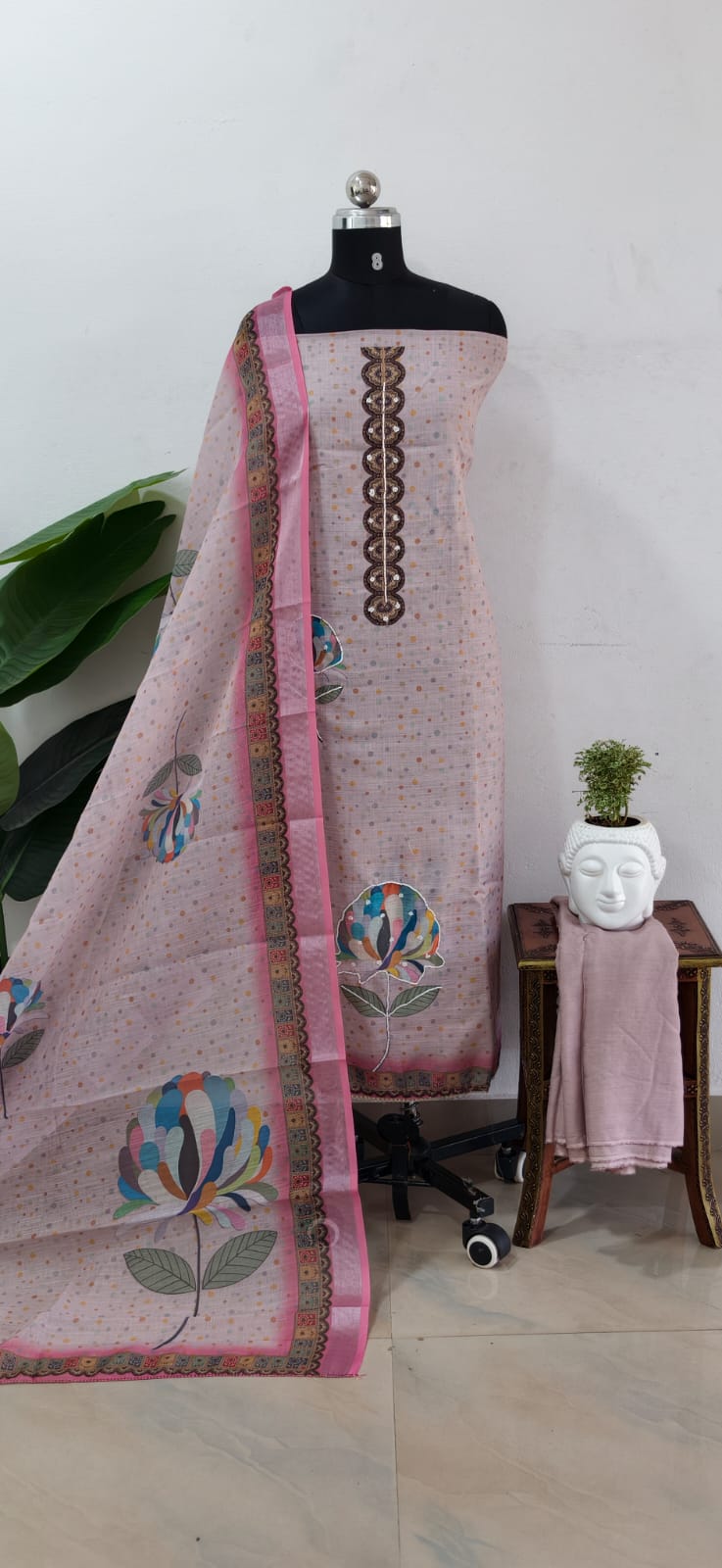 Premium semi linen salwar-ZW69 - Image 3